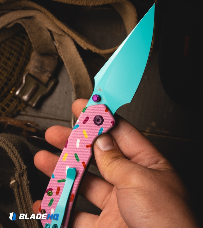 Tenable Fenrir Top Liner Lock Knife Dessert Warrior (3.4" Blue) B1034HC2